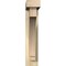 Ekena Millwork Imperial Block Rough Sawn Bracket w/ Offset Brace, Douglas Fir, 4"W x 16"D x 20"H BKT0402X16X20IMP05RDF - alternate 4